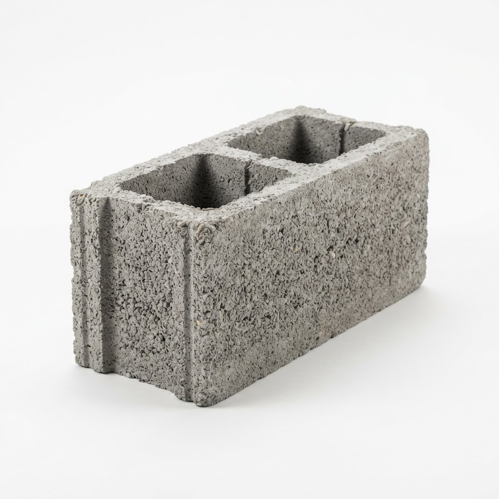 Blocos de concreto empilhados