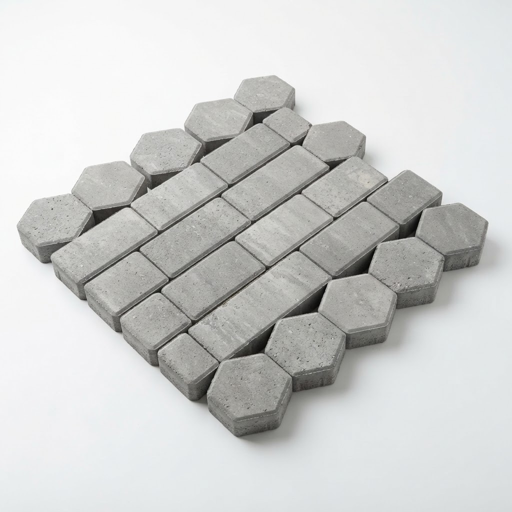 Pisos e pavers de concreto